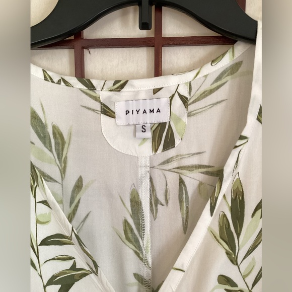 PIYAMA leaf print casual romper - Picture 4 of 7
